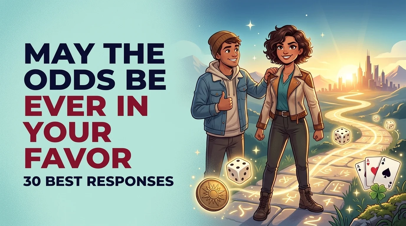 Best May the Odds Be Ever in Your Favor Responses