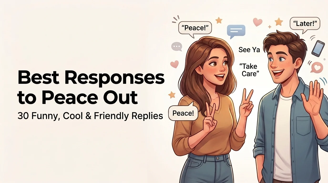 Best Responses to Peace Out