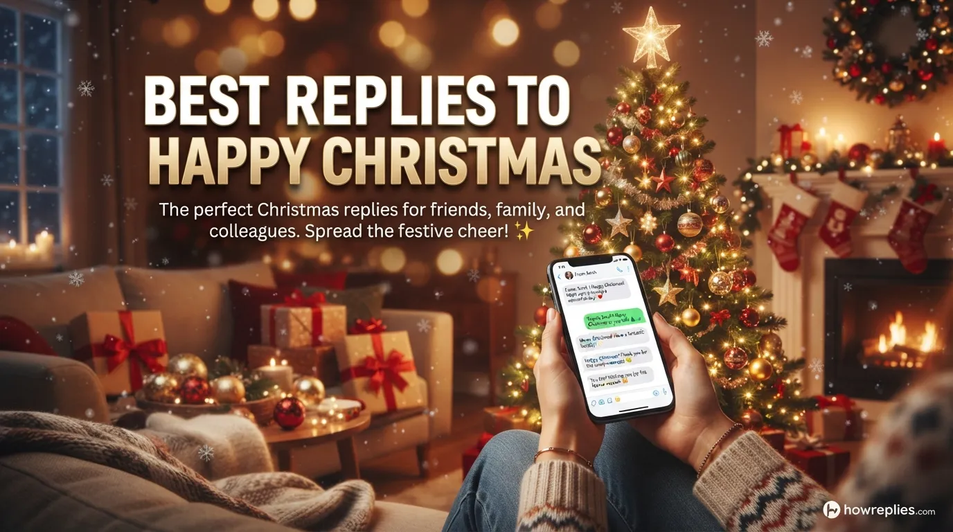 Best Replies to Happy Christmas