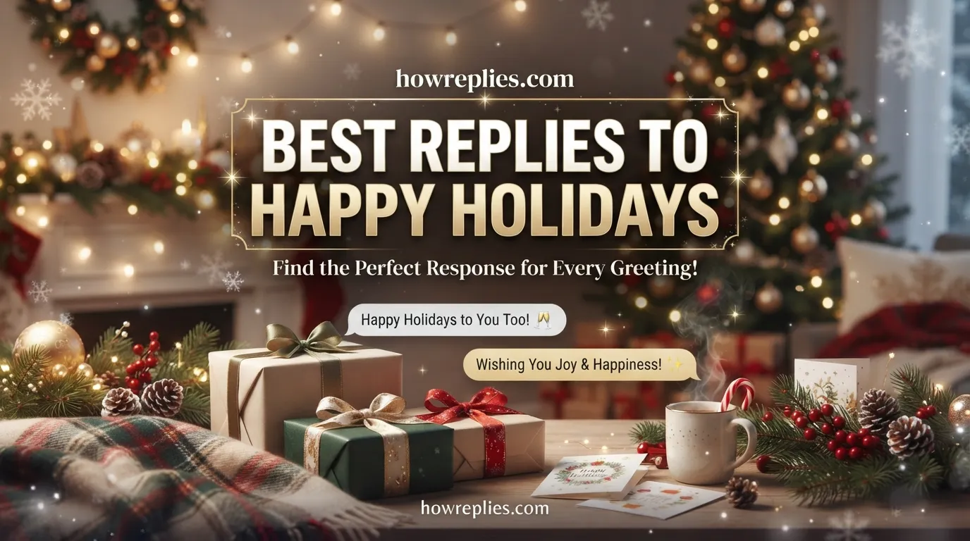 Best Replies to Happy Holidays