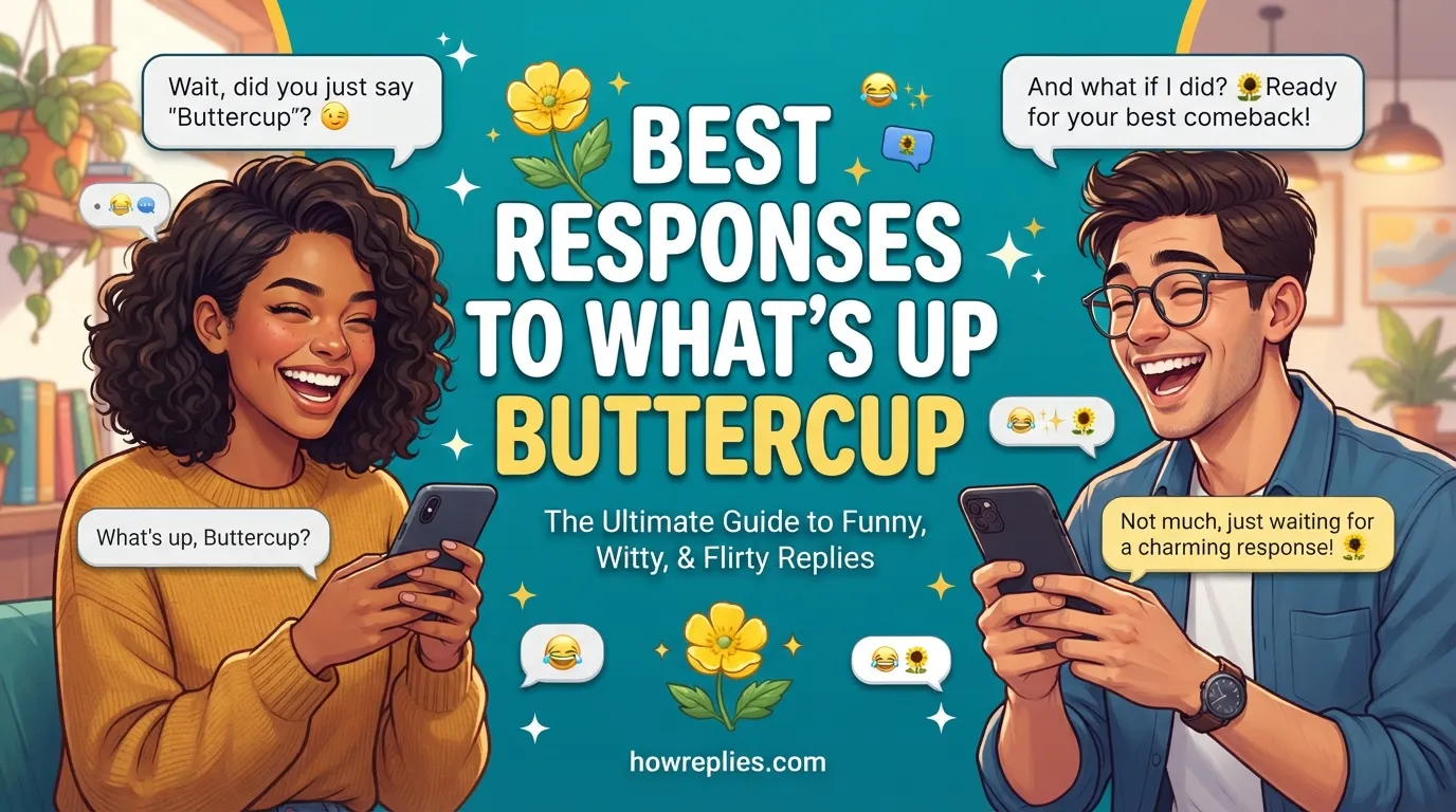 Best Responses to What’s Up Buttercup