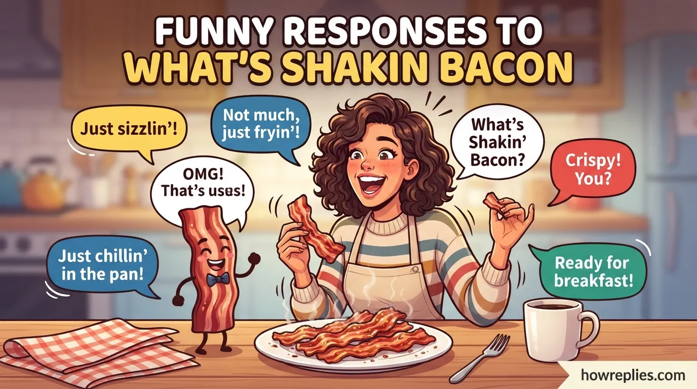 Funny Responses to What’s Shakin Bacon
