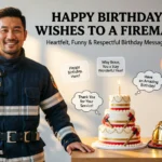 Happy Birthday Wishes to a Fireman
