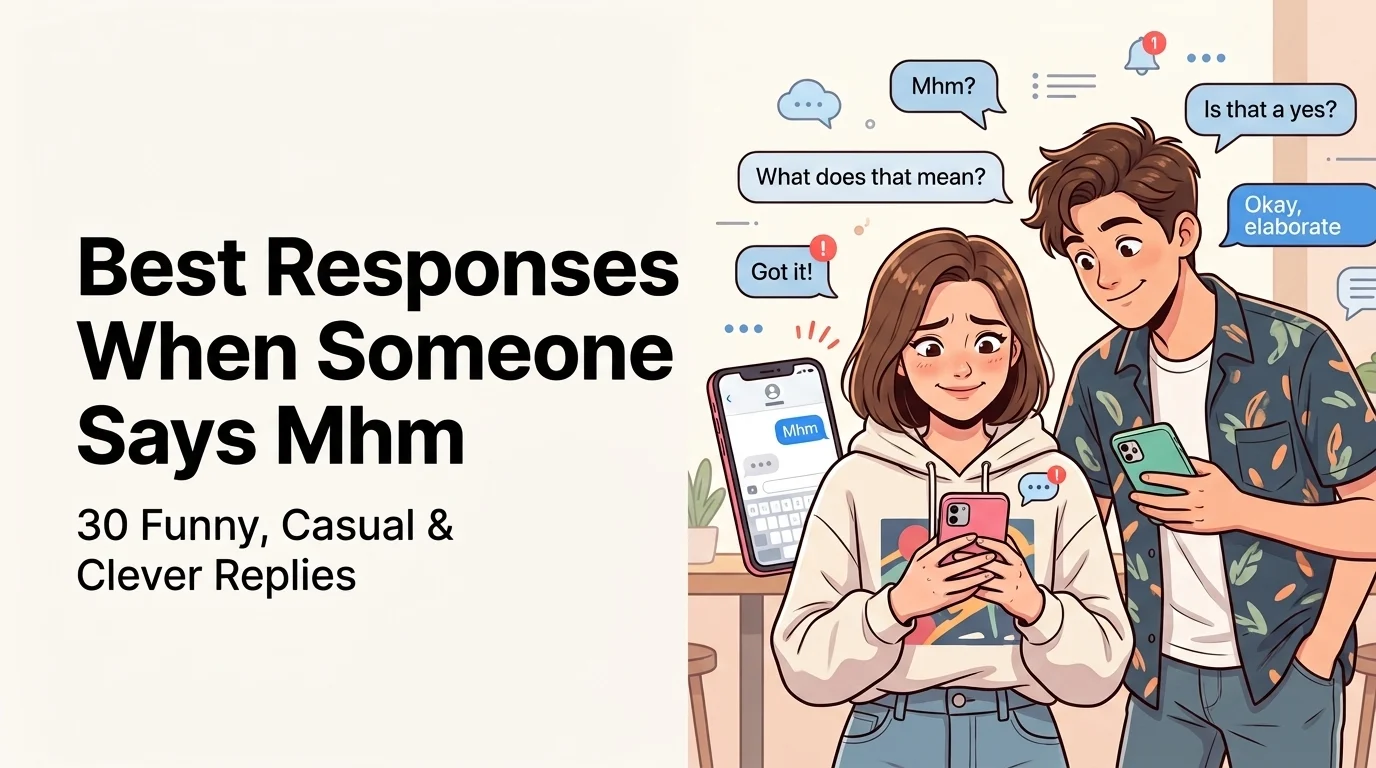 Best Responses When Someone Says Mhm