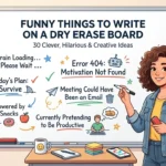 Funny Things to Write on a Dry Erase Board