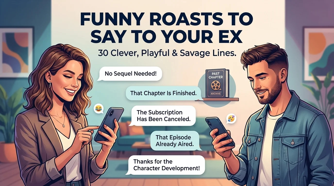 Funny Roasts to Say to Your Ex